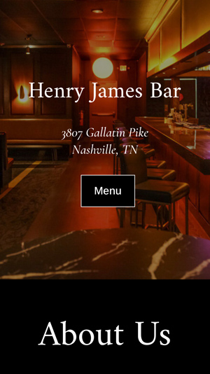 Henry James Bar mobile screen